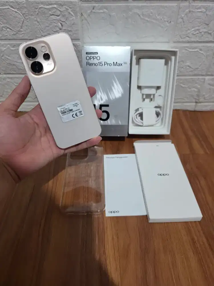 Oppo reno 15 pro max 16/512gb Gold resmi