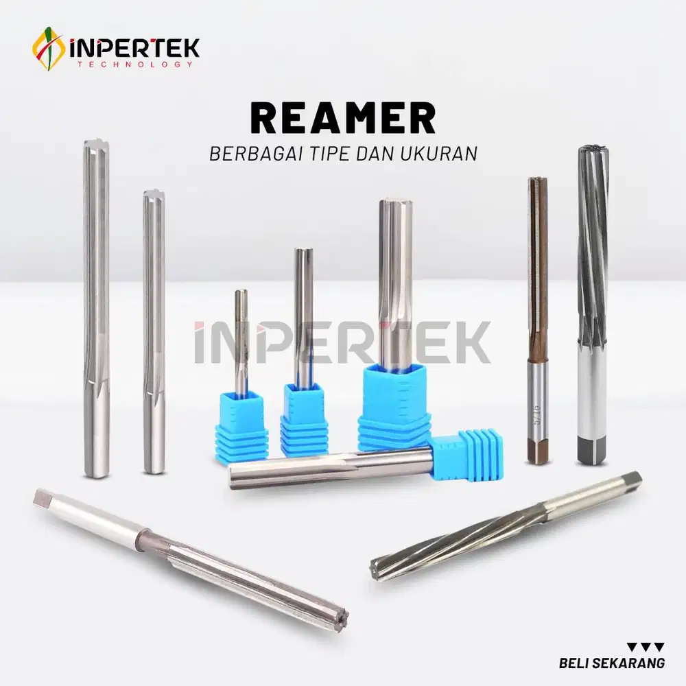 Reamer & Hand Reamer Cutting Tools untuk Finishing Lubang