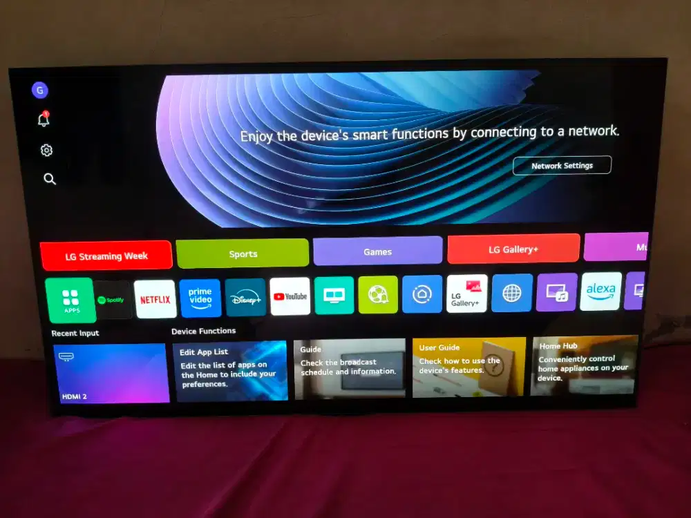 TV LG oled Evo AI 42C5psa