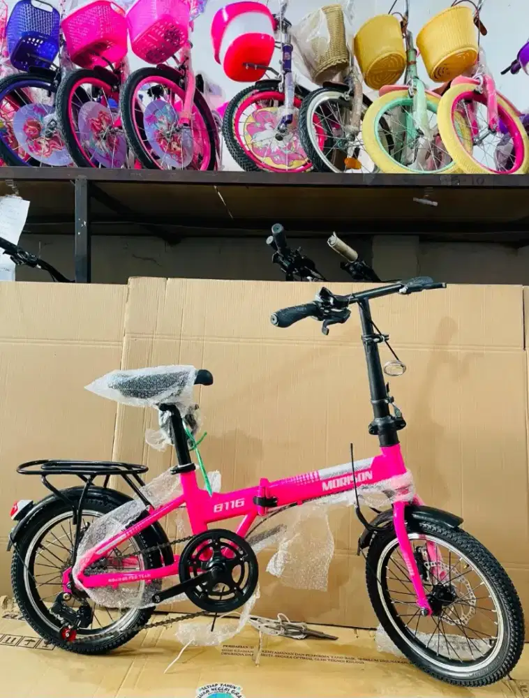 Sepeda lipat uk 16 7 speed