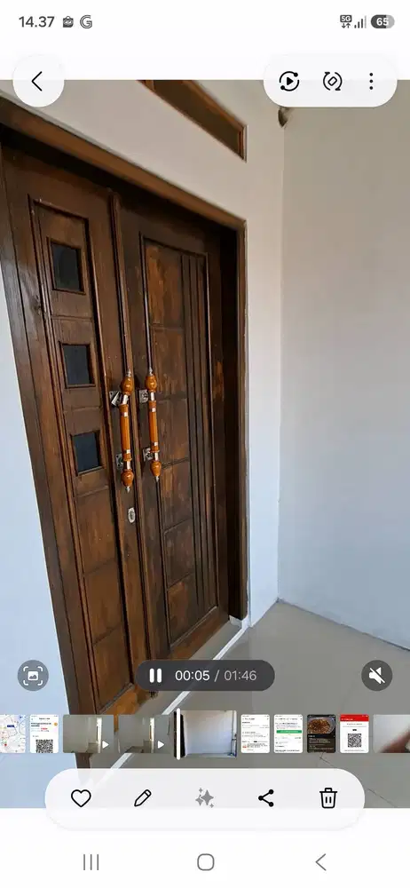 Rumah disewa , posisi dilantai 2