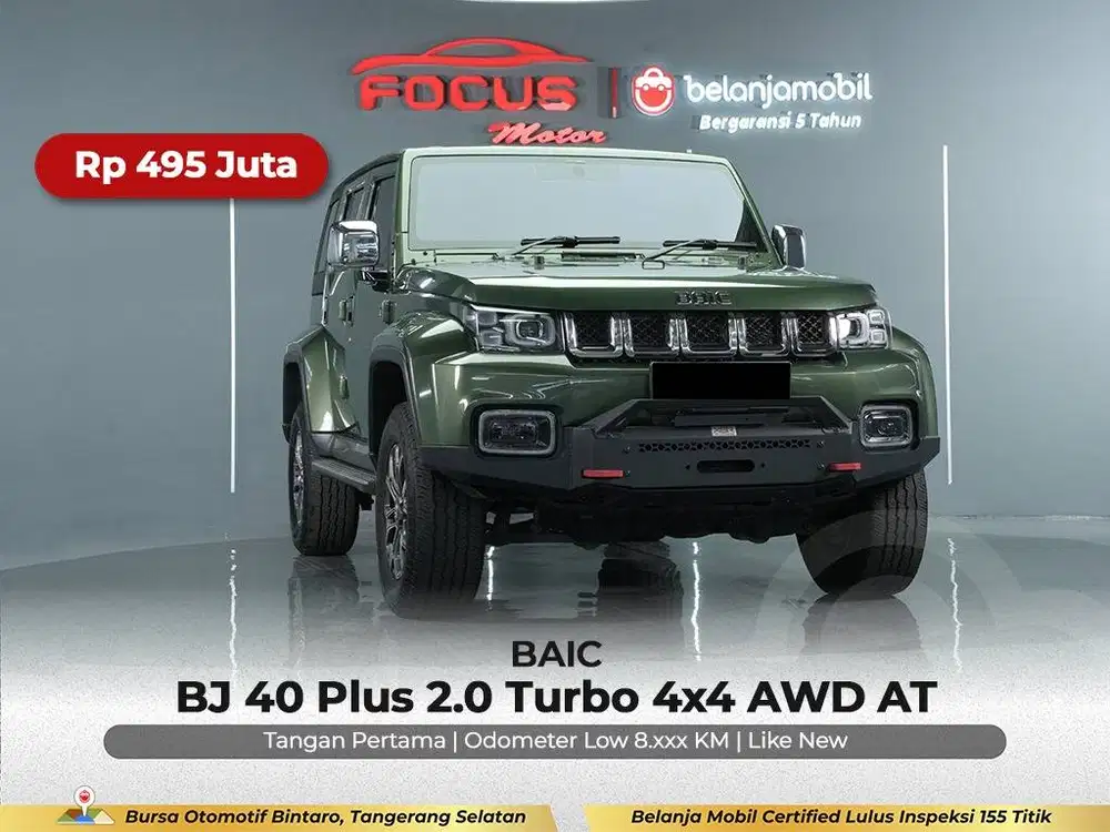 [ GARANSI 5THN 4X4 KM 8RB ] BAIC BJ40 BJ 40 Plus Turbo 2024/2025/2026