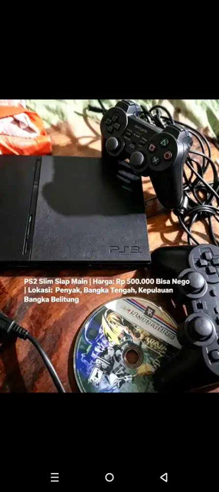 PS2 slim siap main