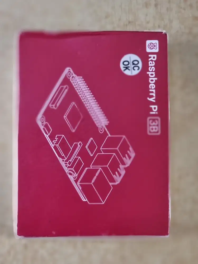 Raspberry Pi 3B Like New Fullset + MicroSD 32GB + Adaptor + Dus