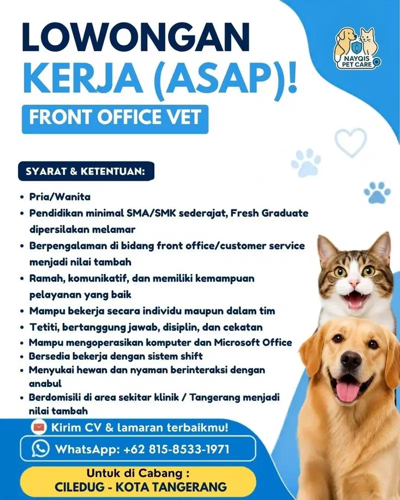 Loker frontline/admin