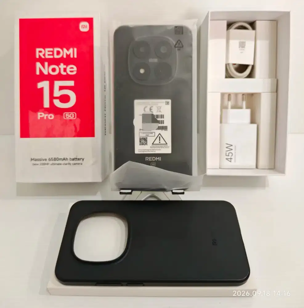 Xiaomi Redmi Note 15 Pro 5G Likenew 99% Garansi Juni 2027 bisa TT/BT..