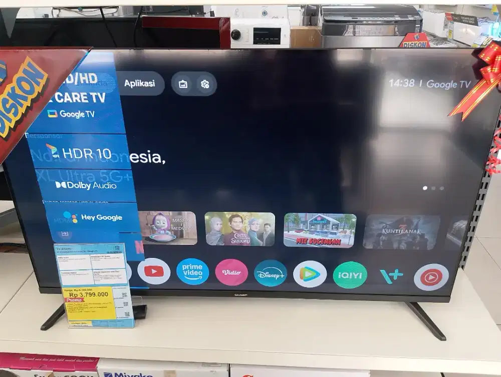 Credit televisi Sharp 43inc