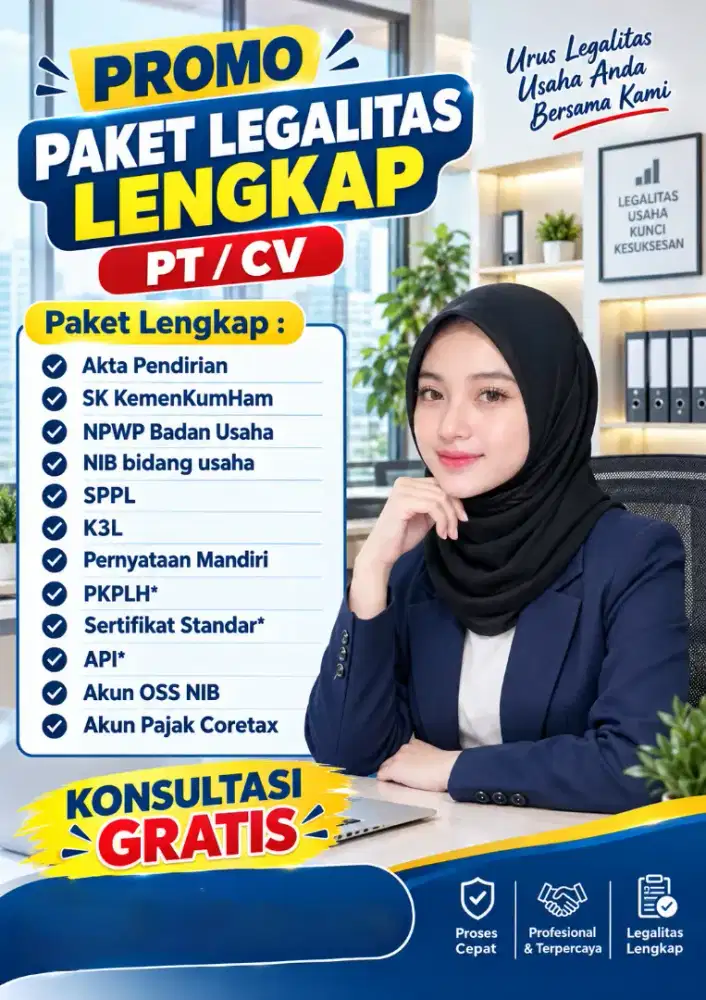 Perlengkapan Usaha Kantor CV Lengkap