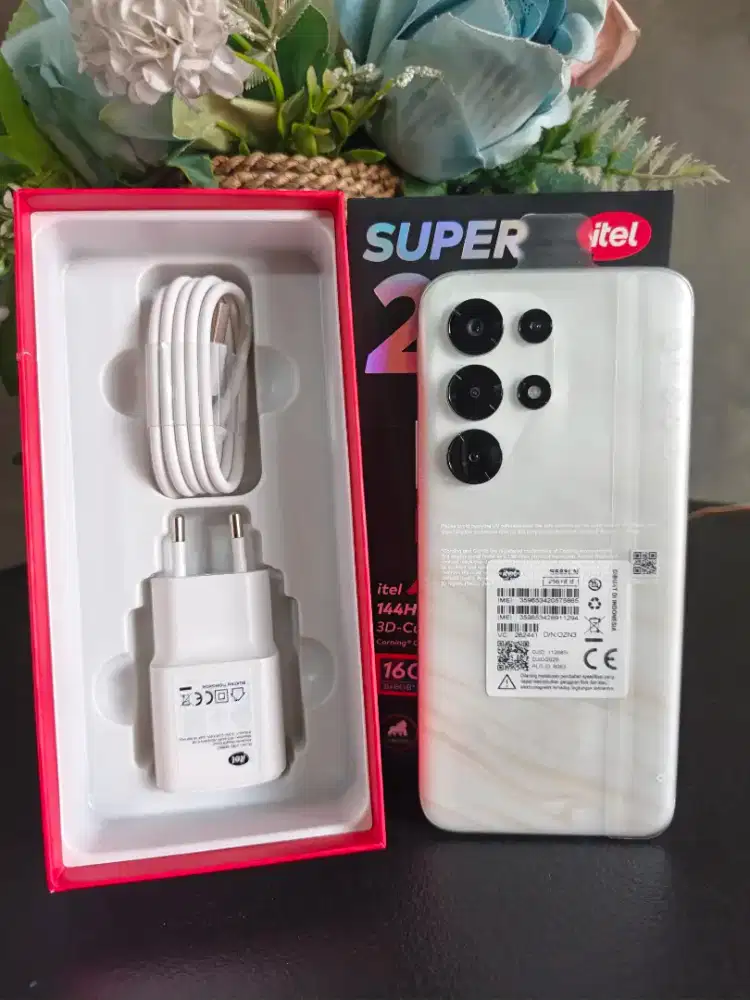 ITEL SUPER 26 ULTRA 8+8/256GB Gilded White BNOB Fullset Super Mulus