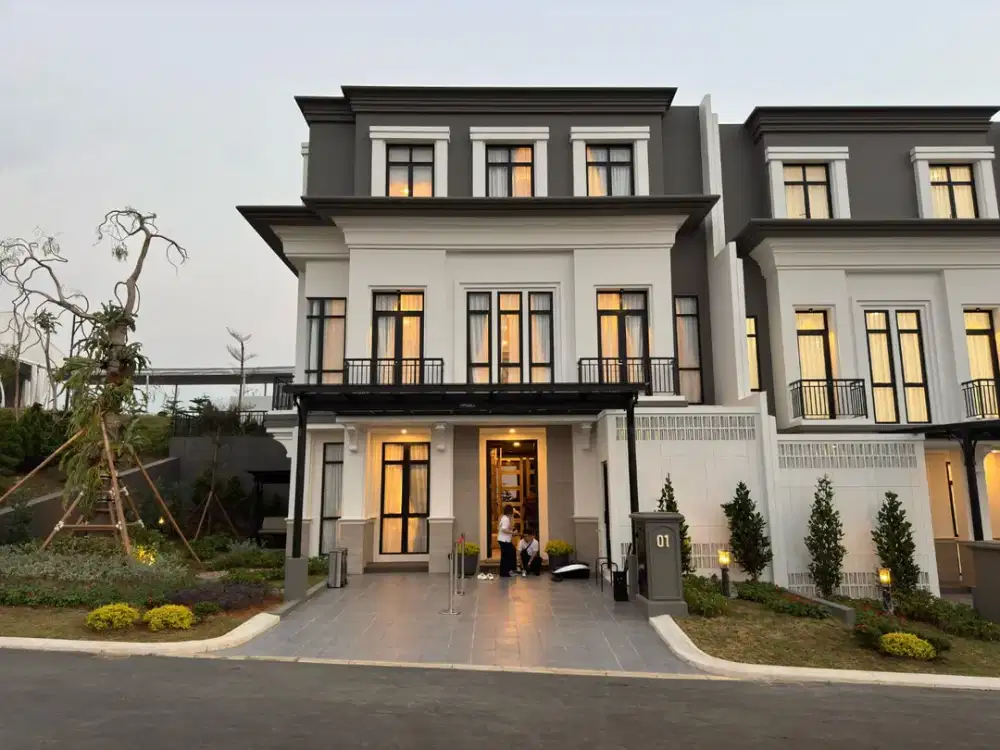 Dijual Rumah Baru 3 Lantai Sherwood Residence Summarecon Bogor Tipe Red 10x18