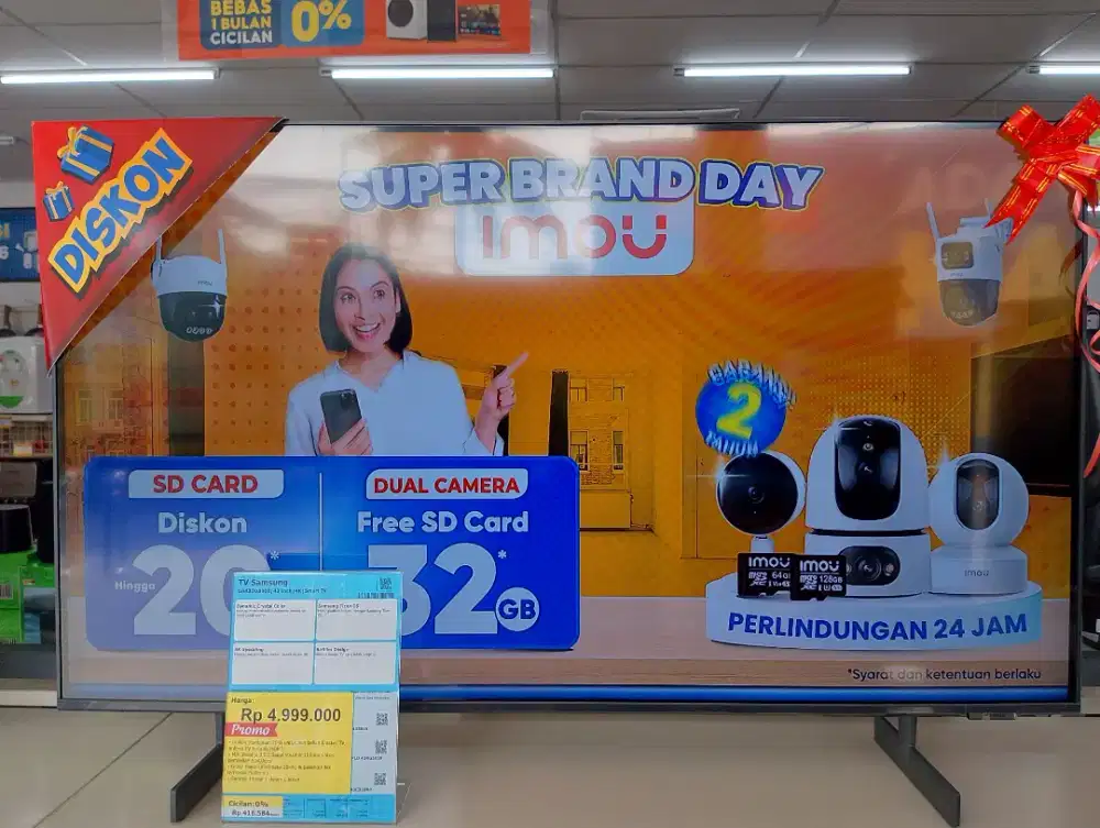 credit televisi Samsung 43inc