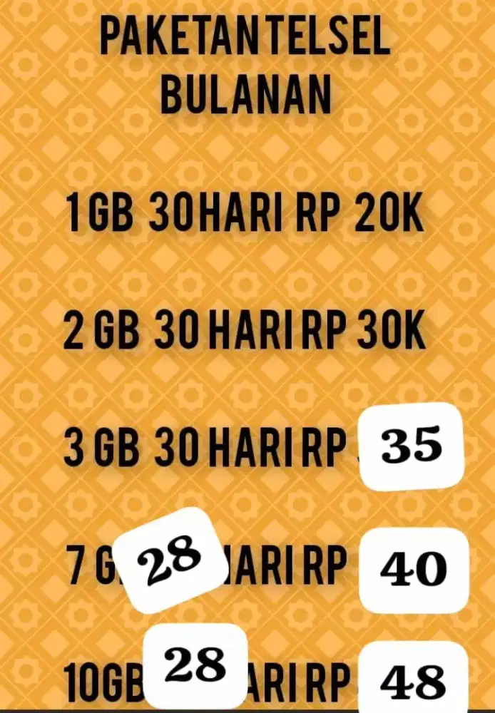 PAKETAN DATA TELKOMSEL MURAH