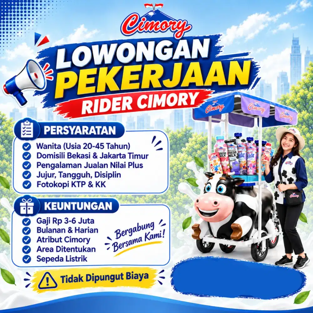 Lowongan Rider Cimory