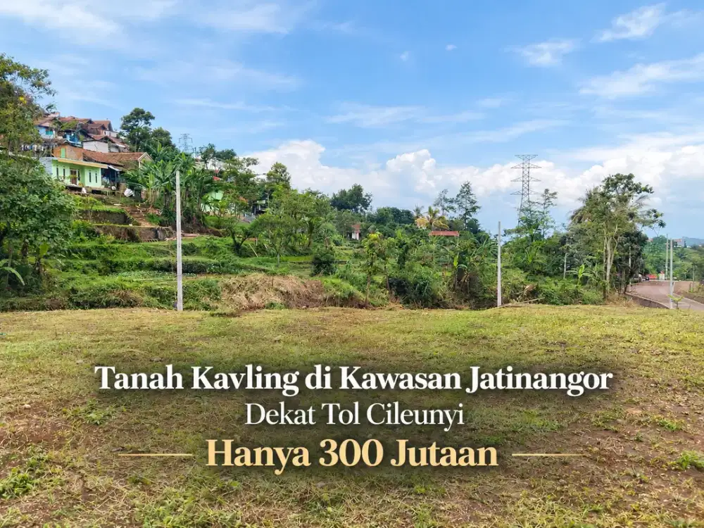 Dijual Tanah SHM Jatinangor, Dekat Tol Cileunyi, Luas 72 M²