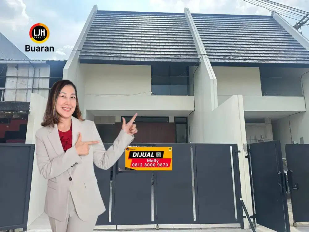 Dijual Rumah Baru Konsep Modern di Cipinang Melayu, Pangkalan Jati Jakarta Timur