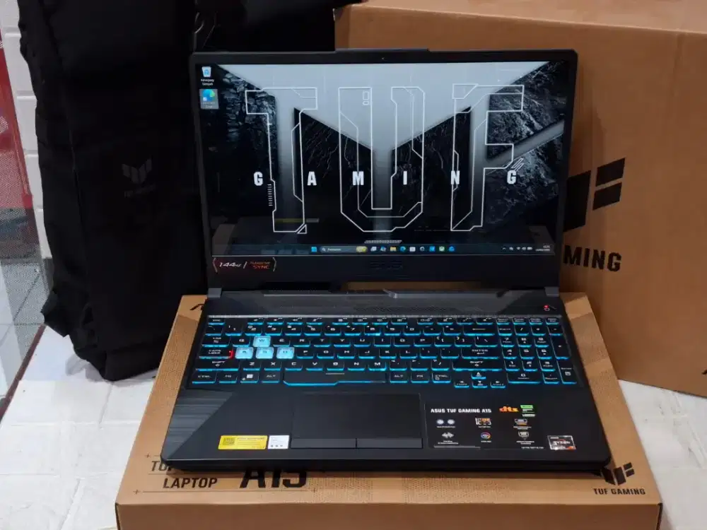 Type Laptop : ASUS TUF GAMING A15 FA506NCG Ram 8GB SSD 512GB RTX
