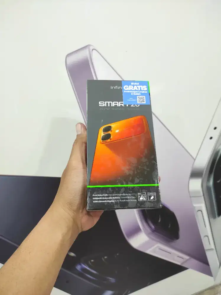 [ Fast respon WA ] Infinix Smart 20 4+4/64 Garansi resmi 1thn
