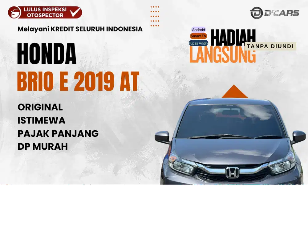 HONDA BRIO E MATIC 2019 ISTIMEWA