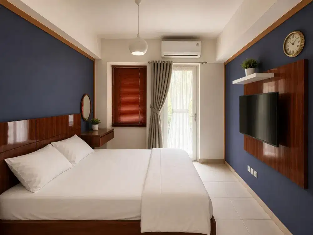 Dijual Appartement Springlake furnished Type 1 Br dekat Mall SMB (D0558)