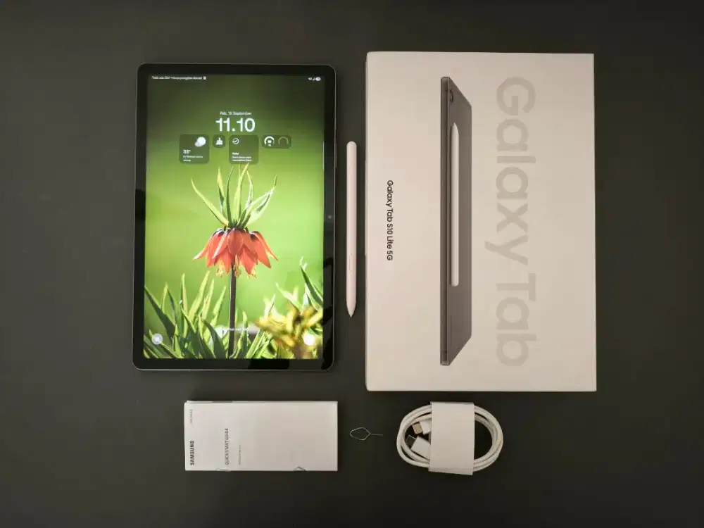 Samsung Galaxy Tab S10 Lite 5G 6/128 X406 - Fullset, Ex Garansi Resmi