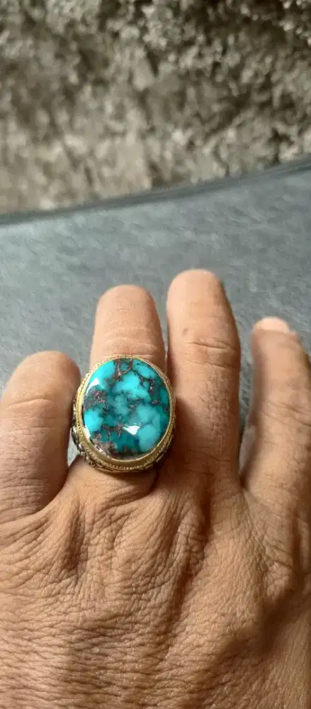 Pirus Mesir biru urat merah