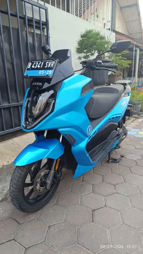 Alva One 2023/2024 plat B low KM lengkap