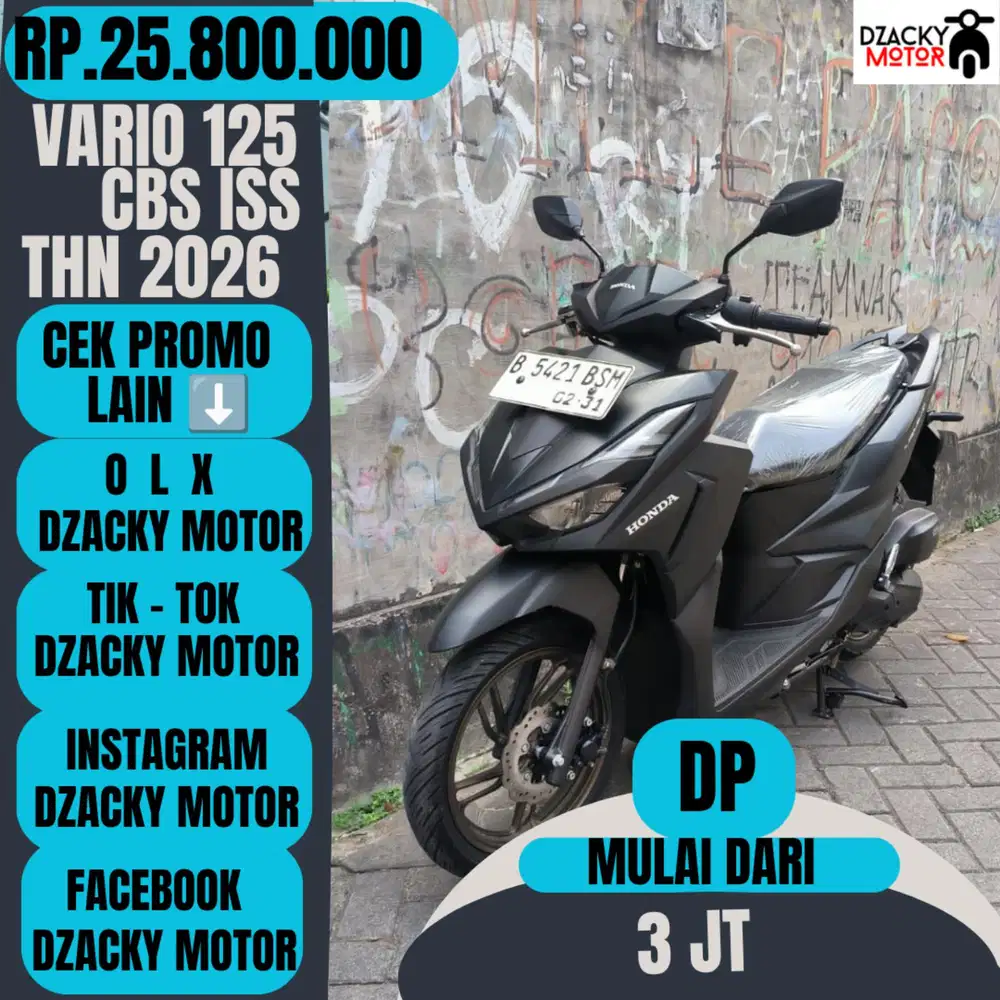 VARIO 125 CBS ISS 2026 B 5421 BSM SECOND LIKE NEW