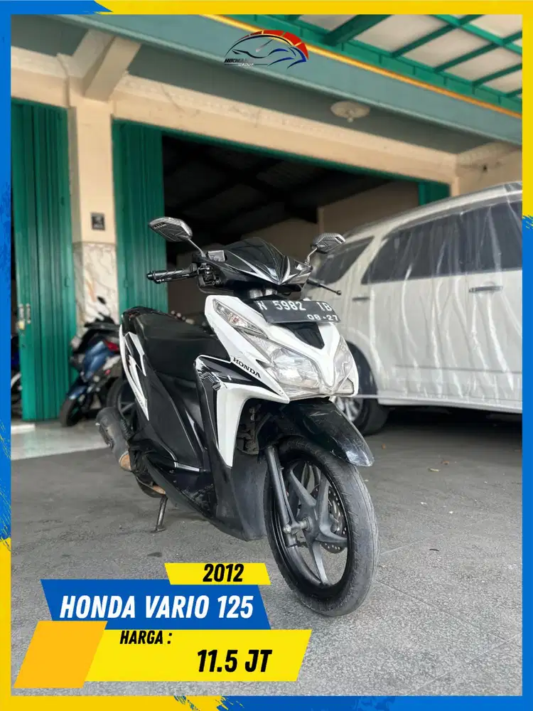 HONDA VARIO 125 2012 BEKAS CIAMIK BOLOH HIKMAH MOTOR KEPUH MALANG