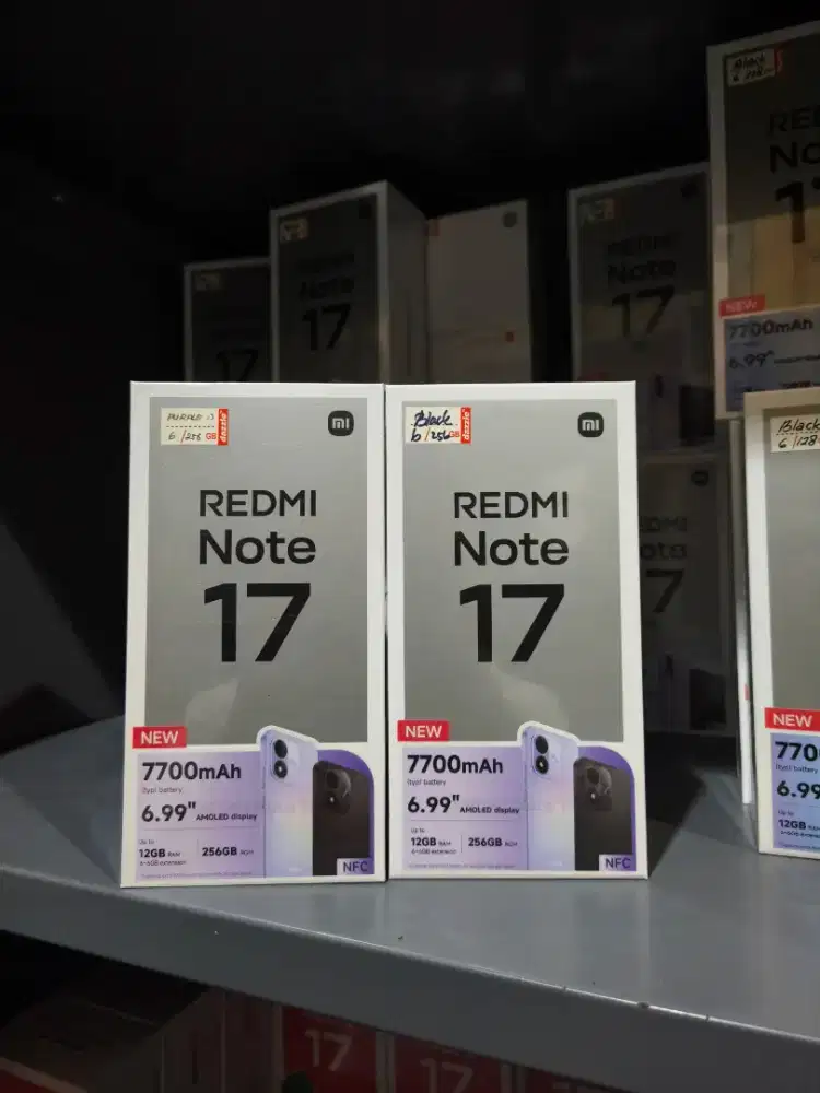 PROMO DEALS REDMI NOTE 17  6/256GB