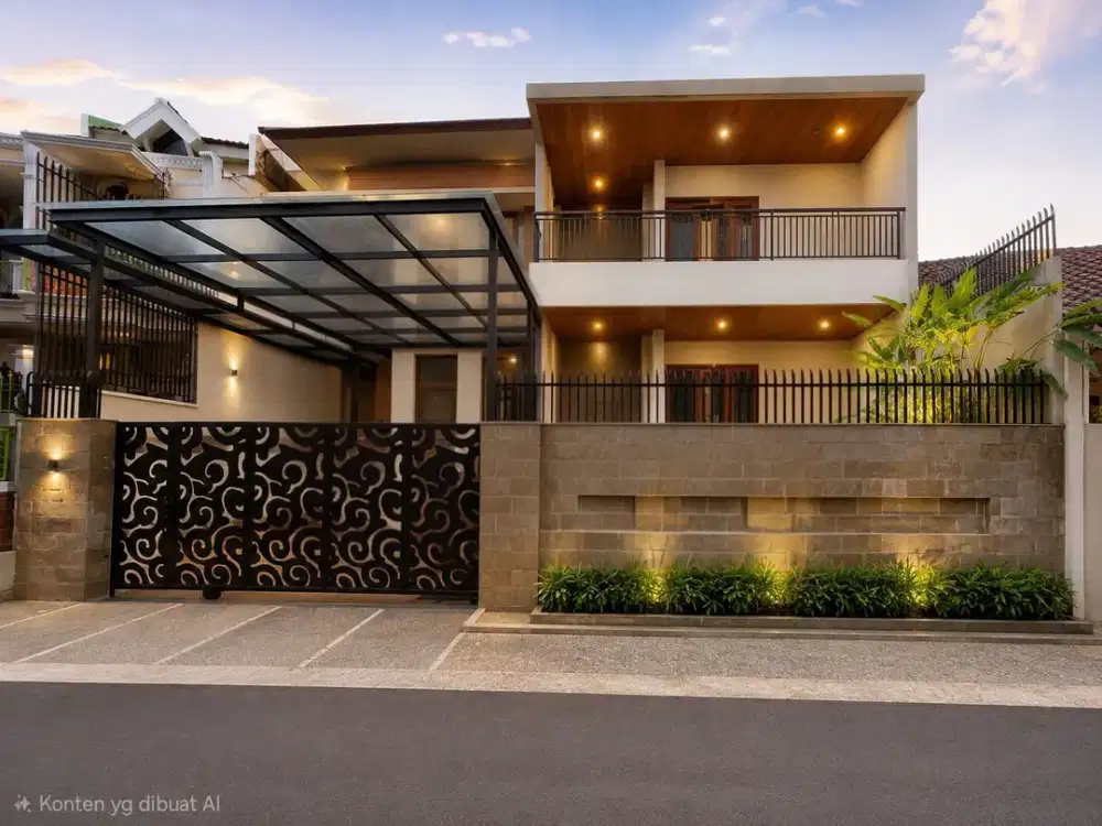DISEWA RUMAH SIAP HUNI ADA POOL DI KOMPLEK PREMIUM BLOK M KEBAYORAN BARU JAKARTA SELATAN