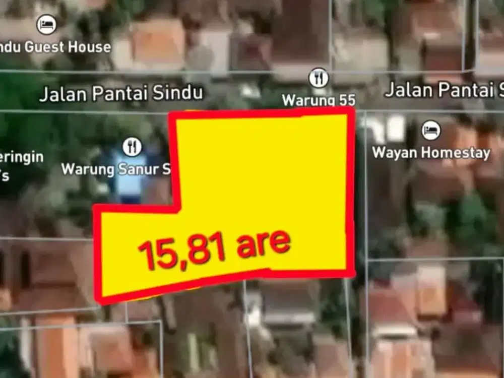 DIJUAL TANAH LOKASI PRIME PANTAI SANUR