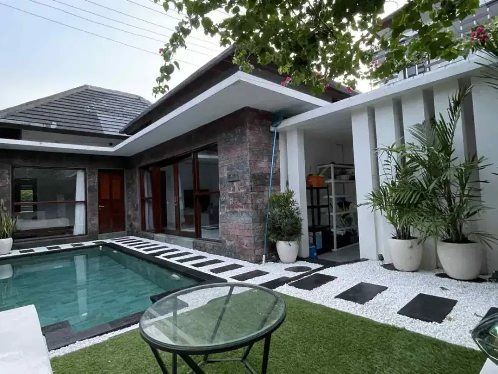 DIJUAL VILLA FULLY FURNISHED DI JALAN GUNUNG SALAK DENPASAR BARAT, BADUNG BALI