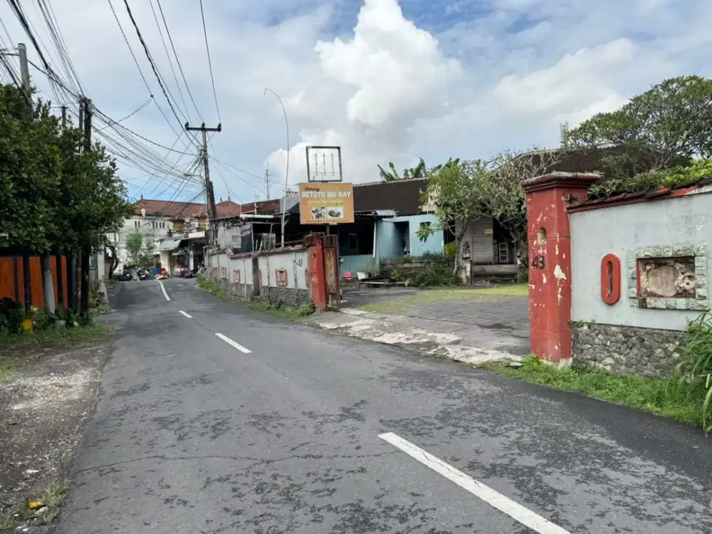 DIJUAL TANAH STRATEGIS DI JALAN UTAMA TUKAD CITARUM, RENON  DENPASAR, BALI
