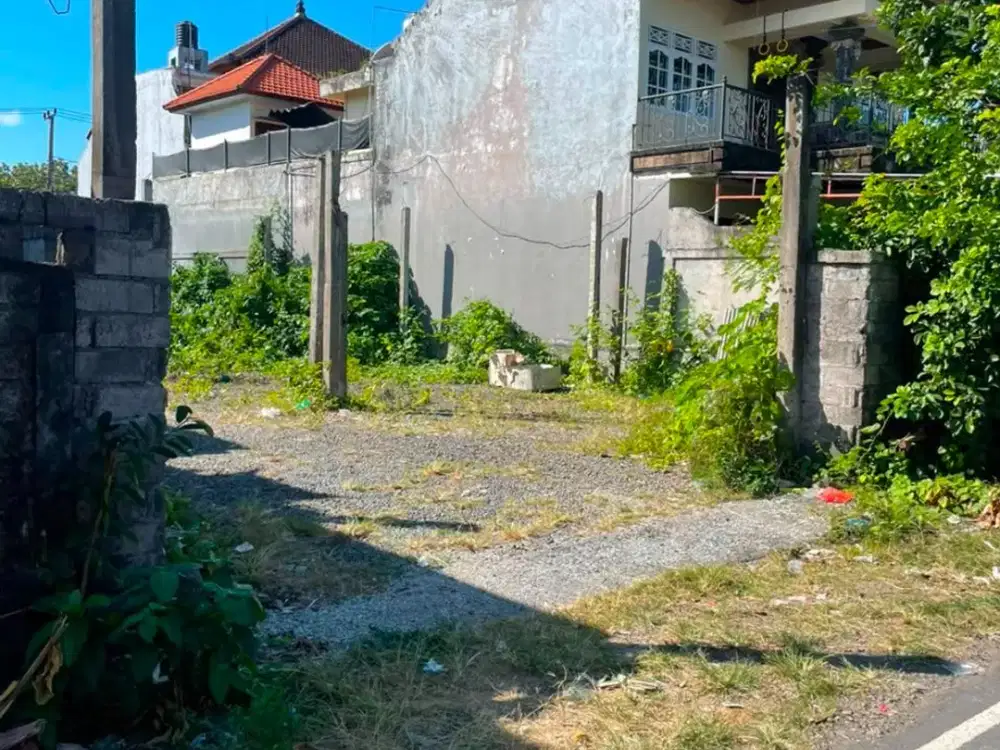 DIJUAL TANAH STRATEGIS DI LINGKUNGAN PERUMAHAN ELITE DENPASAR TIMUR, BALI