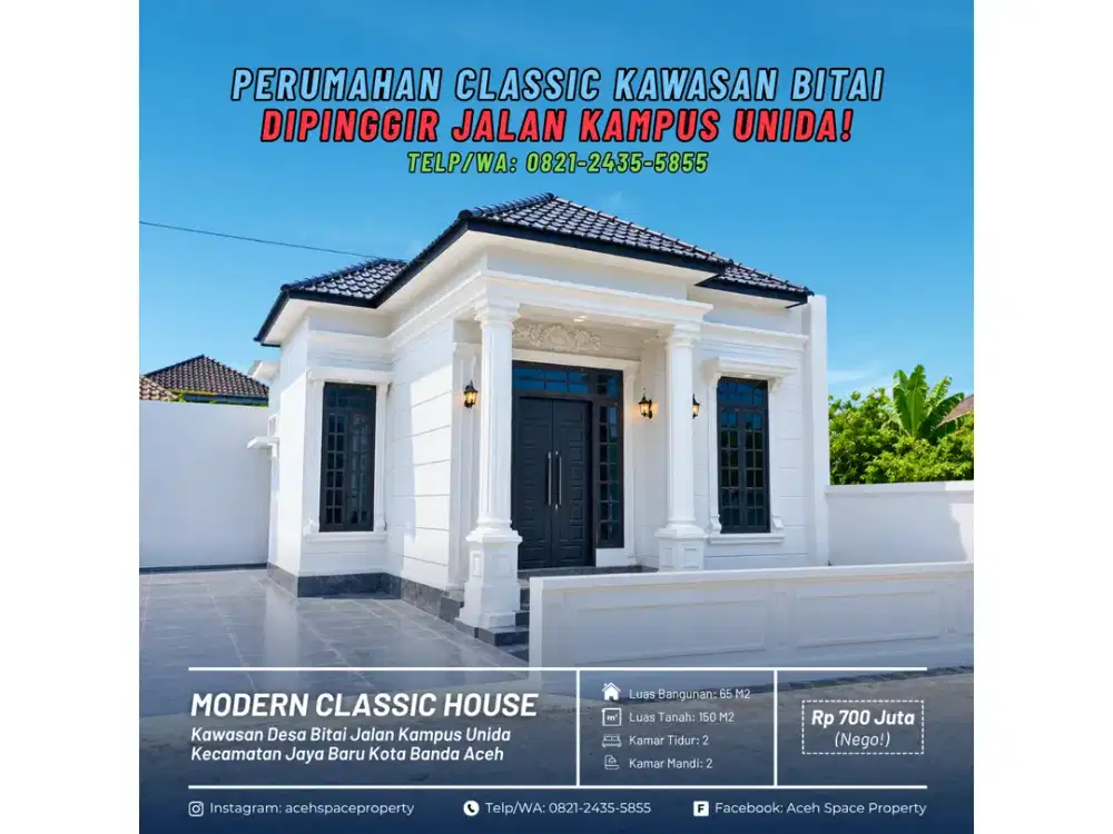 Dijual Rumah Dipinggir Jalan Raya Dua Jalur Kampus Unida - Akses Jalan Lebar Bisa Lewat Dua Mobil!