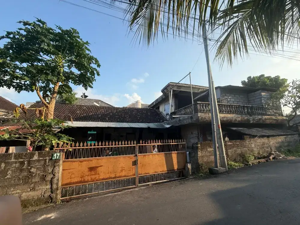 DIJUAL TANAH + BANGUNAN DI MUDING, KEROBOKAN, KUTA UTARA, BADUNG, BALI