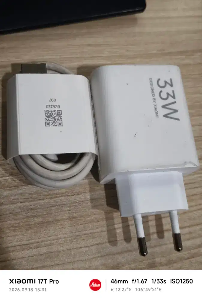 Charger Original Xiaomi Copotan 33watt