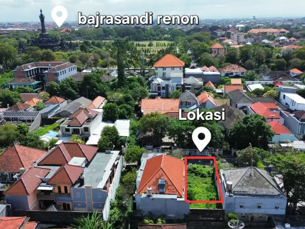 DIJUAL TANAH PREMIUM DI JL. CIUNGWANARA, RENON, DENPASAR SELATAN, BALI