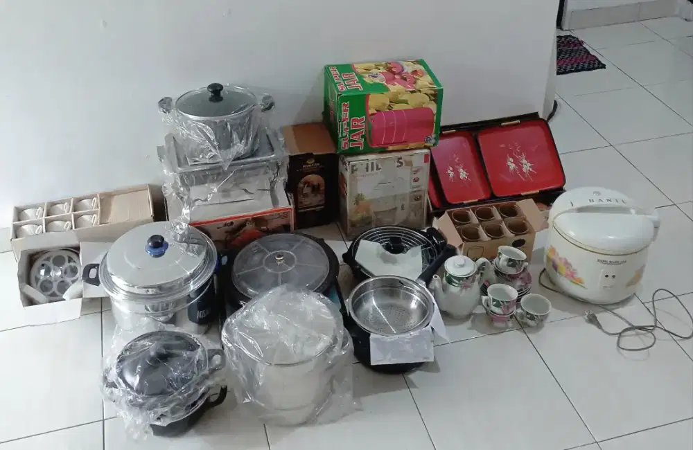 Dijual peralatan rumah tangga