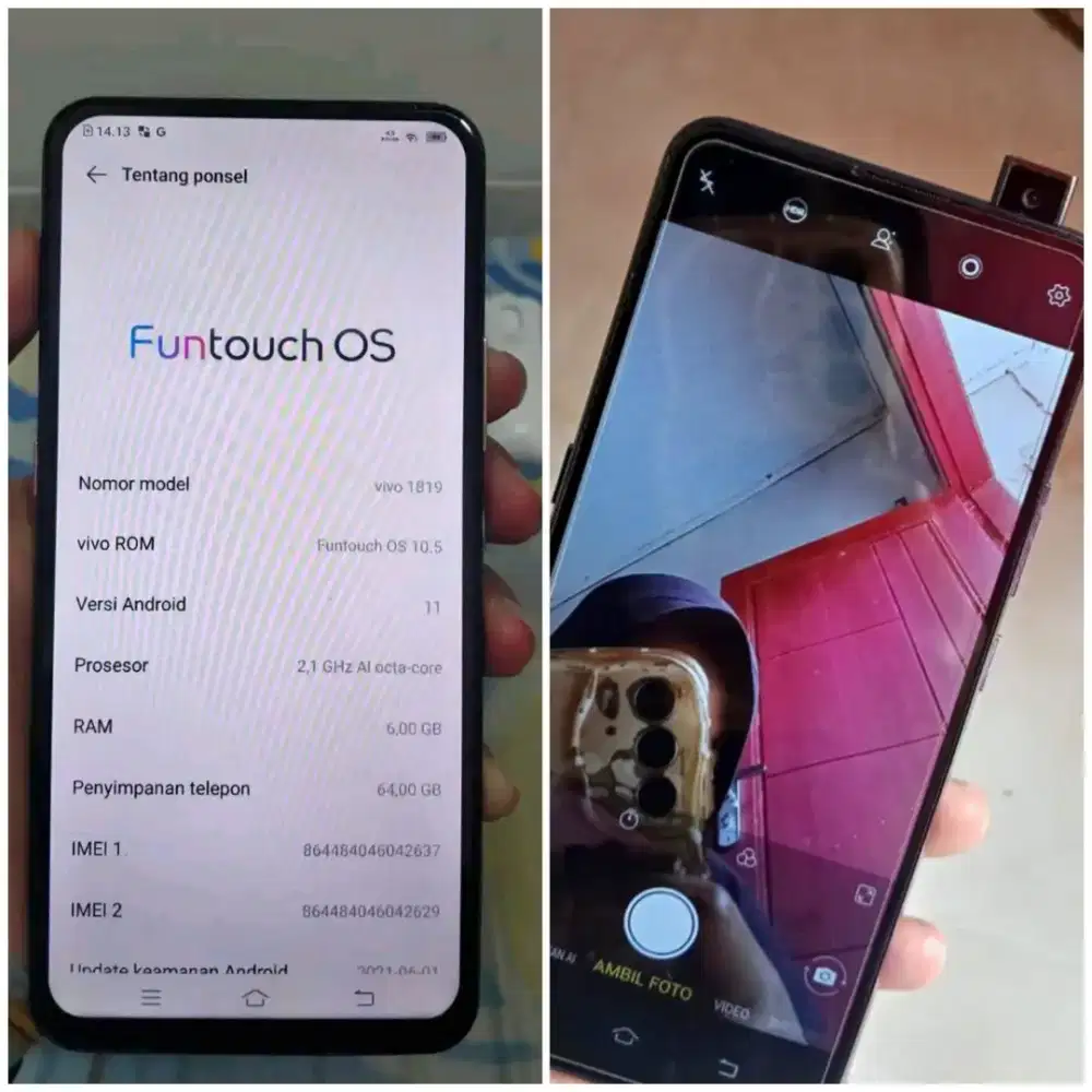 Vivo v15 ram 6 lcd originak