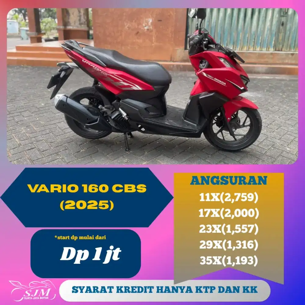 HONDA VARIO 160 CBS 2025 KONDISI MANTAPP
