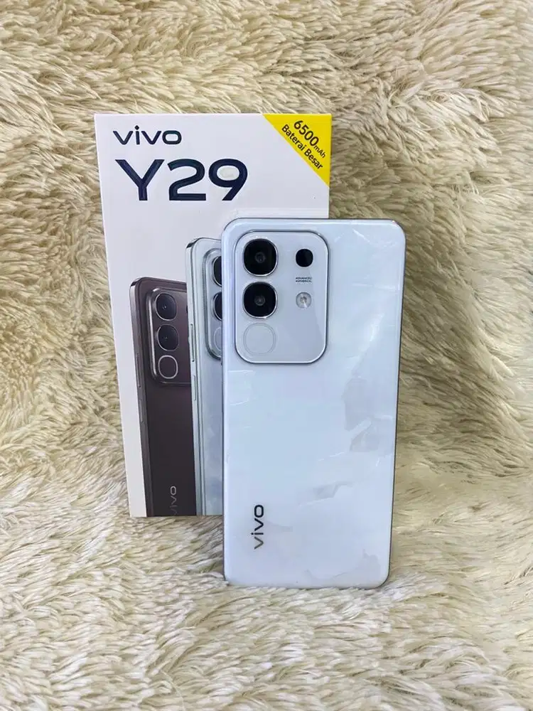 Vivo y29 ram 8/256 white fullset original #3Gcom