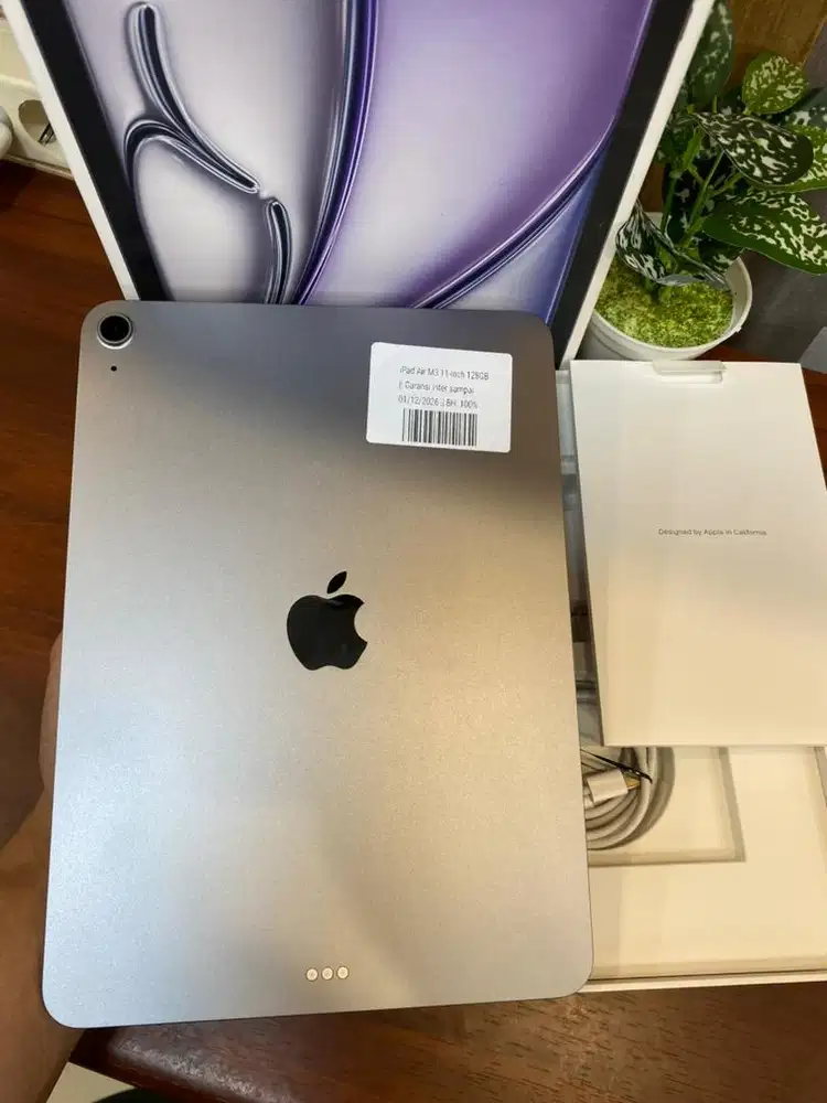 iPad Air M3 11-Inch 128GB Wifi Gray Inter Garansi On 02/12/2026