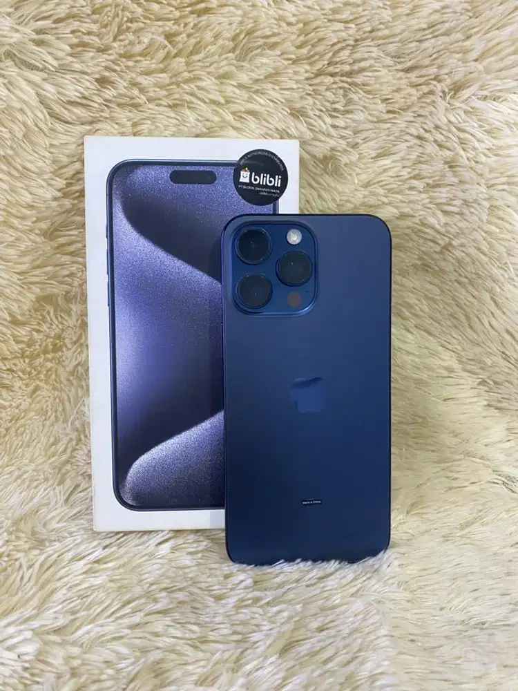 IPhone 15 Pro Max 256 Deepblue ex ibox fullset original #3Gcom