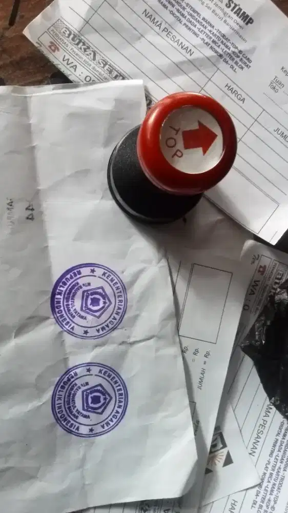 STEMPEL FLASH DAN KAYU