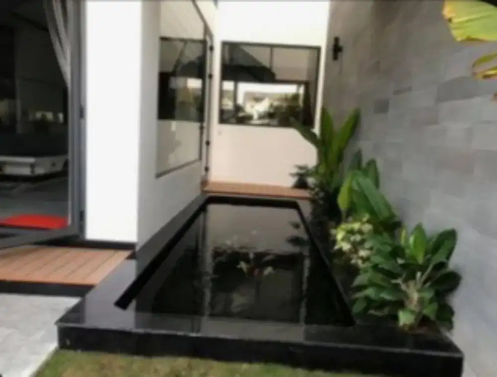 Kolam ikan koi dan filter
