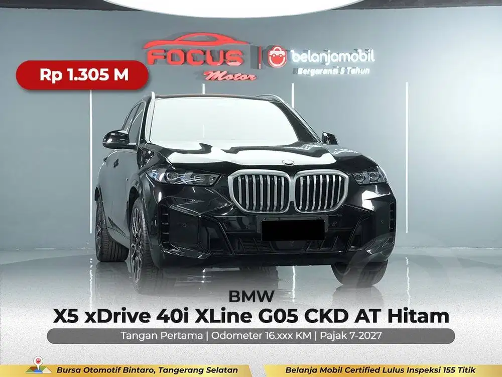 [GARANSI 5THN LOW KM] BMW X5 X 5 xDrive 40i XLine G05 2023/2024/2025