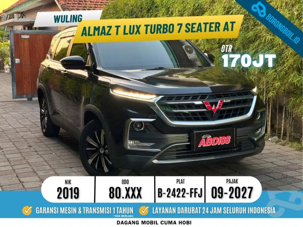 [ TERMURAH ] Wuling Almaz T Lux 7Seat 2019 Hitam | Stargazer