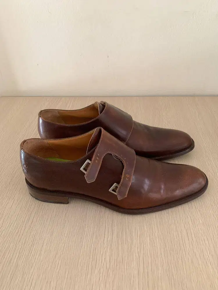 Oliver Sweeney Original Pantofel Leather Loafers 42.5 Men Shoes Brown