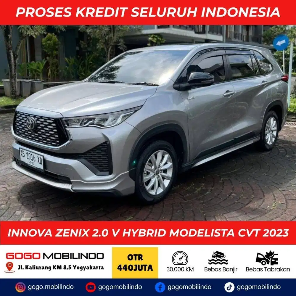 INNOVA ZENIX 2.0 V HYBRID MODELISTA CVT 2023 KILOMETER ISTIMEWA